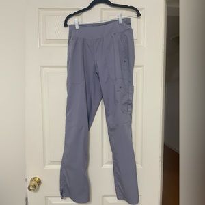 Purple Label Yoga by Healing Hands Yoga Scrub Pants with side pocket.